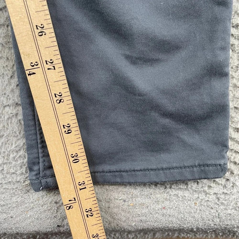 Banana Republic Travel Jean Mens 31x32 Gray Slim Fit Stretch Chino Pants